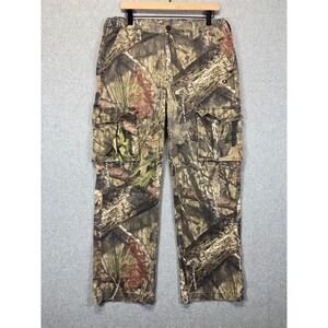 Mossy Oak Mens Camo Cargo Pants Break-Up Country Hunting Trousers Size M 32x30